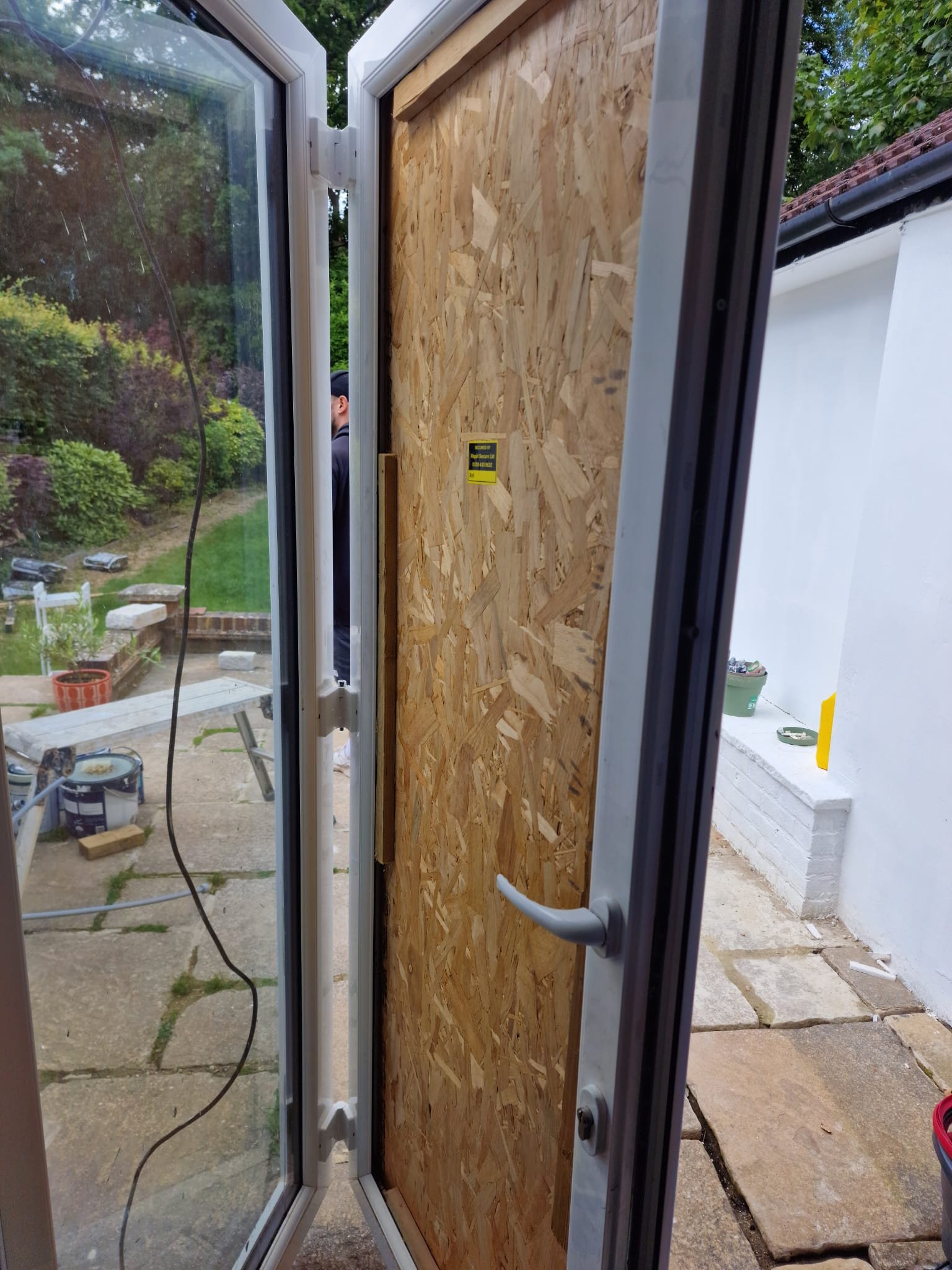 Emergency security boarding and door protection by Hopkins Security