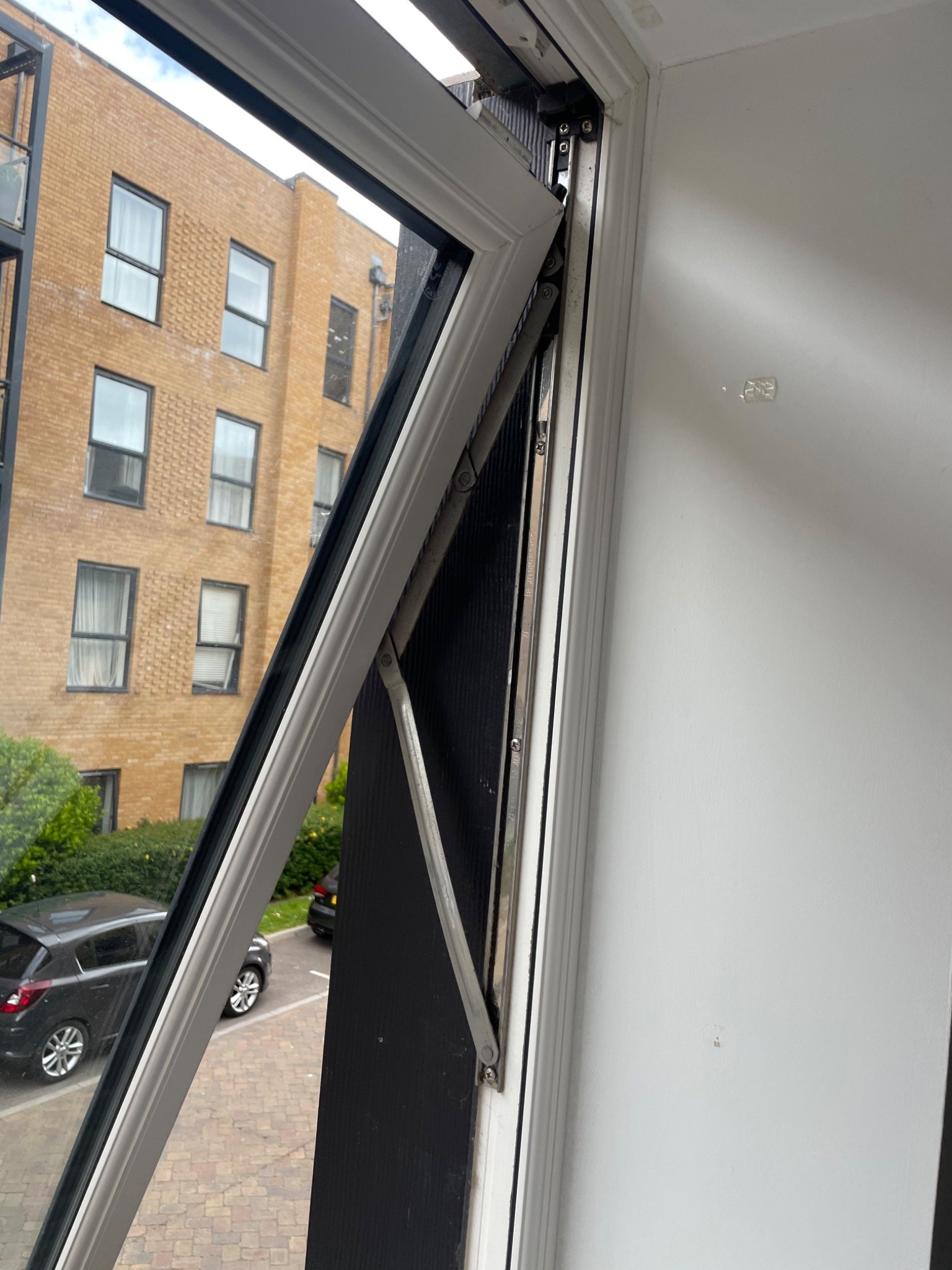 Tilt and turn window mechanism repair by Hopkins Security